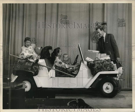 Herb Shriner & Family on "Two for the Money" CBS Show - Historic Images