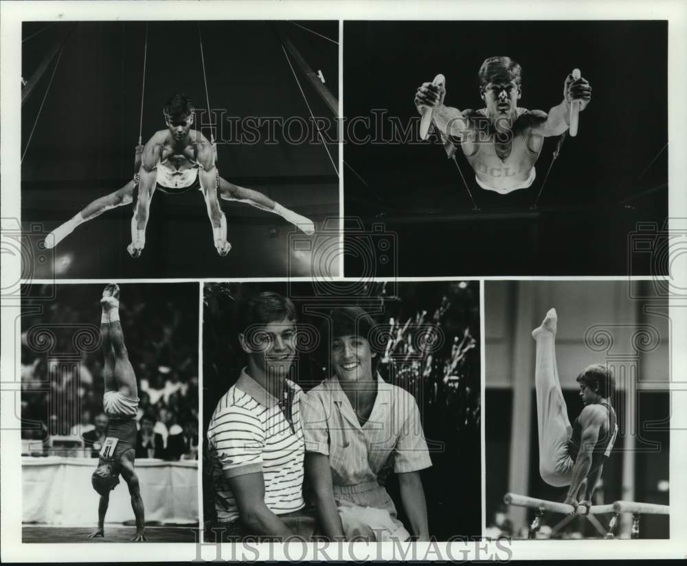 1984 Press Photo Peter Vidmar, U.S. Gymnast, to compete in the Summer Olympics - Historic Images