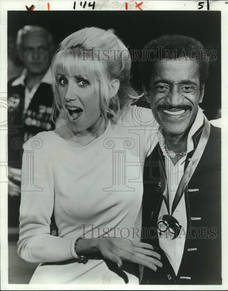 1979 Suzanne Somers, American actress with Sammie Davis Jr. - Historic Images