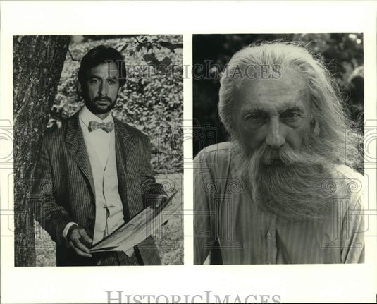 1992 David Strathairn and Tom Aldredge, actors in "O Pioneers!" - Historic Images