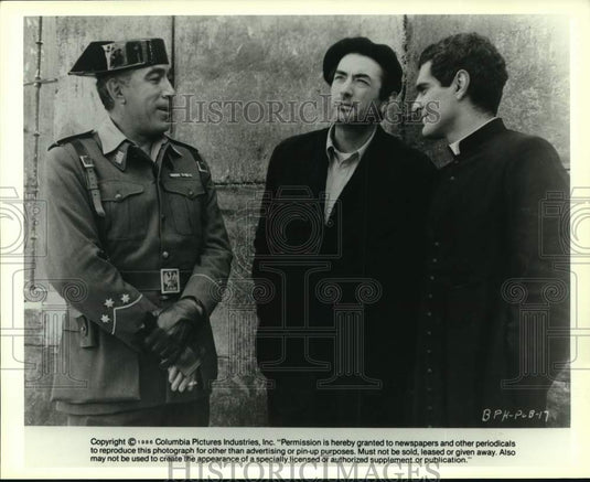 1990 Anthony Quinn with his co-actors in "Behold A Pale Horse" - Historic Images