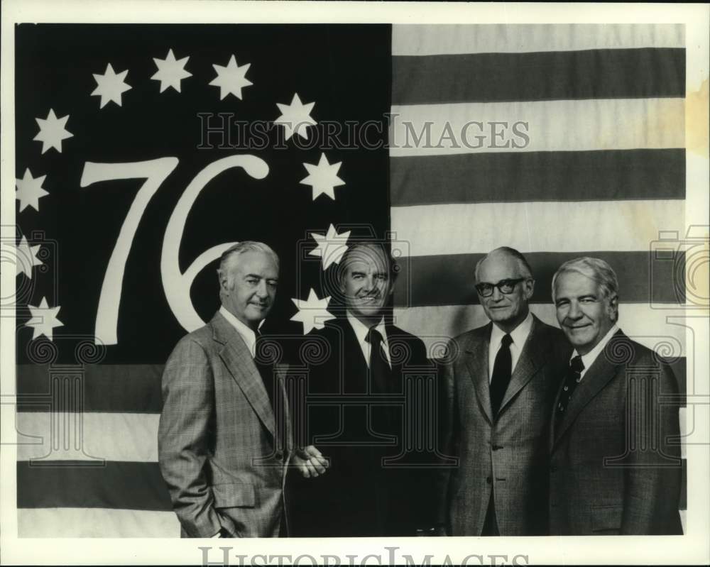 1976 Press Photo ABC News Key Members for National Political Conventions - Historic Images