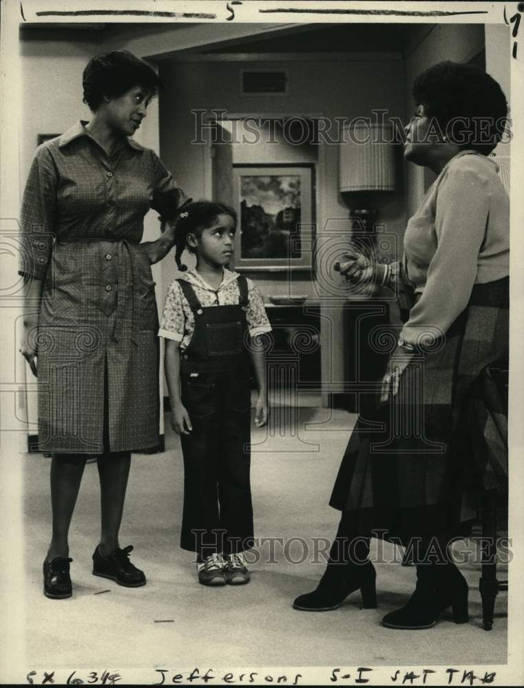 1979 Arlene Wilson and her co-actors in TV's "The Jeffersons" - Historic Images