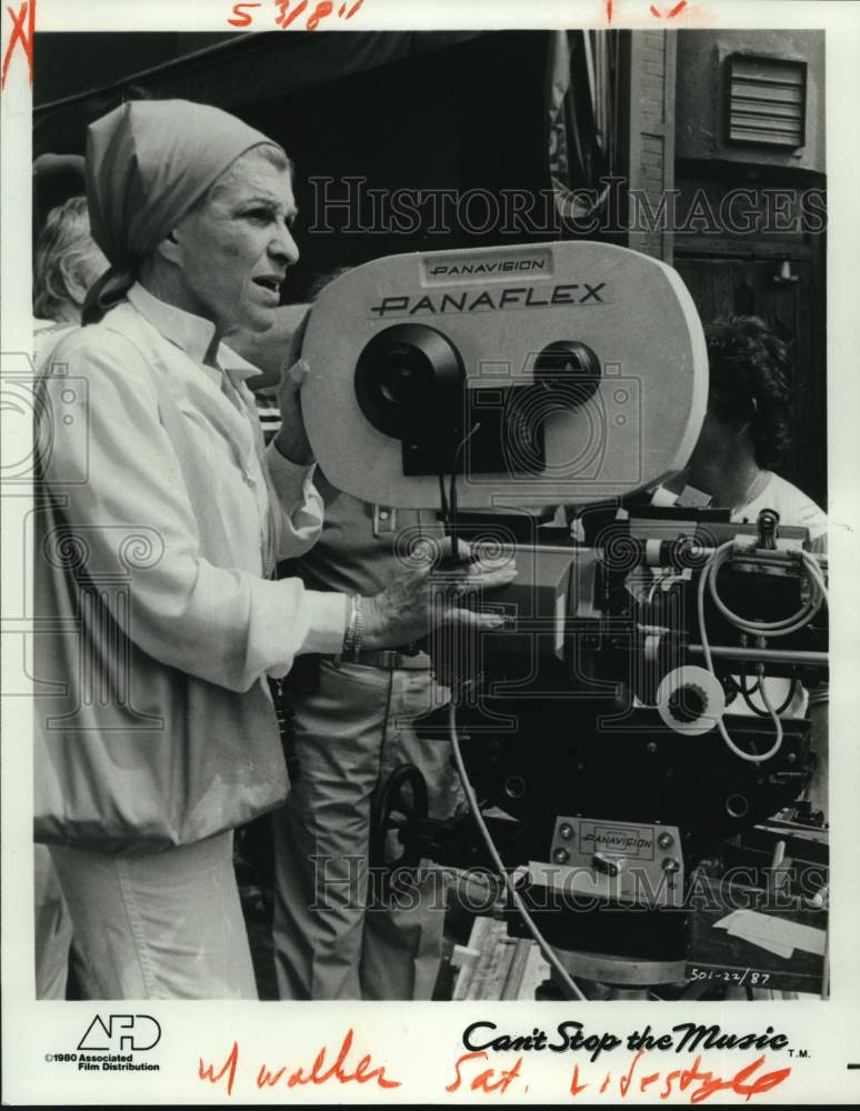 1980 Nancy Walker behind the camera for &quot;Can&#39;t Stop the Music&quot; - Historic Images