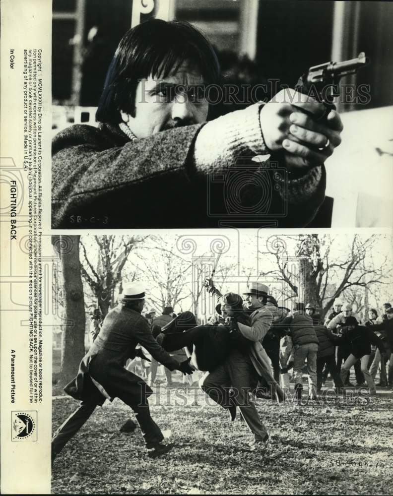 1982 Scenes from the movie &quot;Fighting Back&quot; - Historic Images