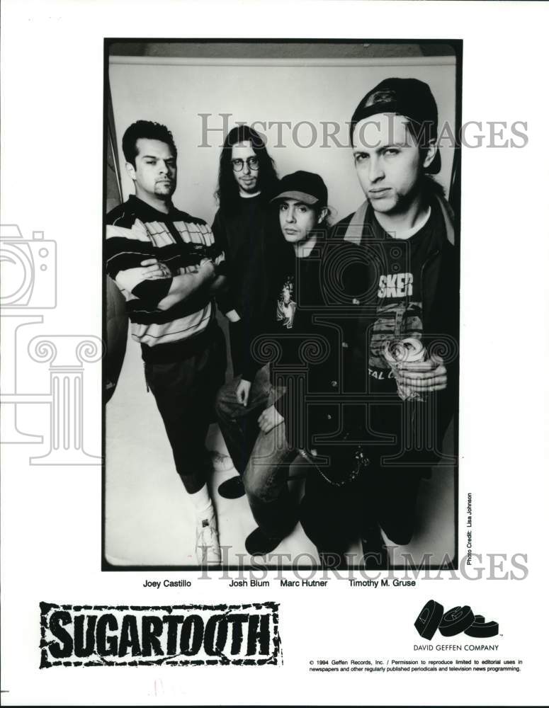 1994 Press Photo Sugartooth, Music Group - nop94006 - Historic Images