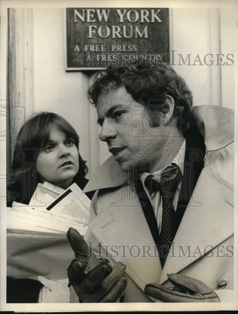 1977 Press Photo Pamela Reed, James Sutorius in "The Andros Targets" CBS Series - Historic Images