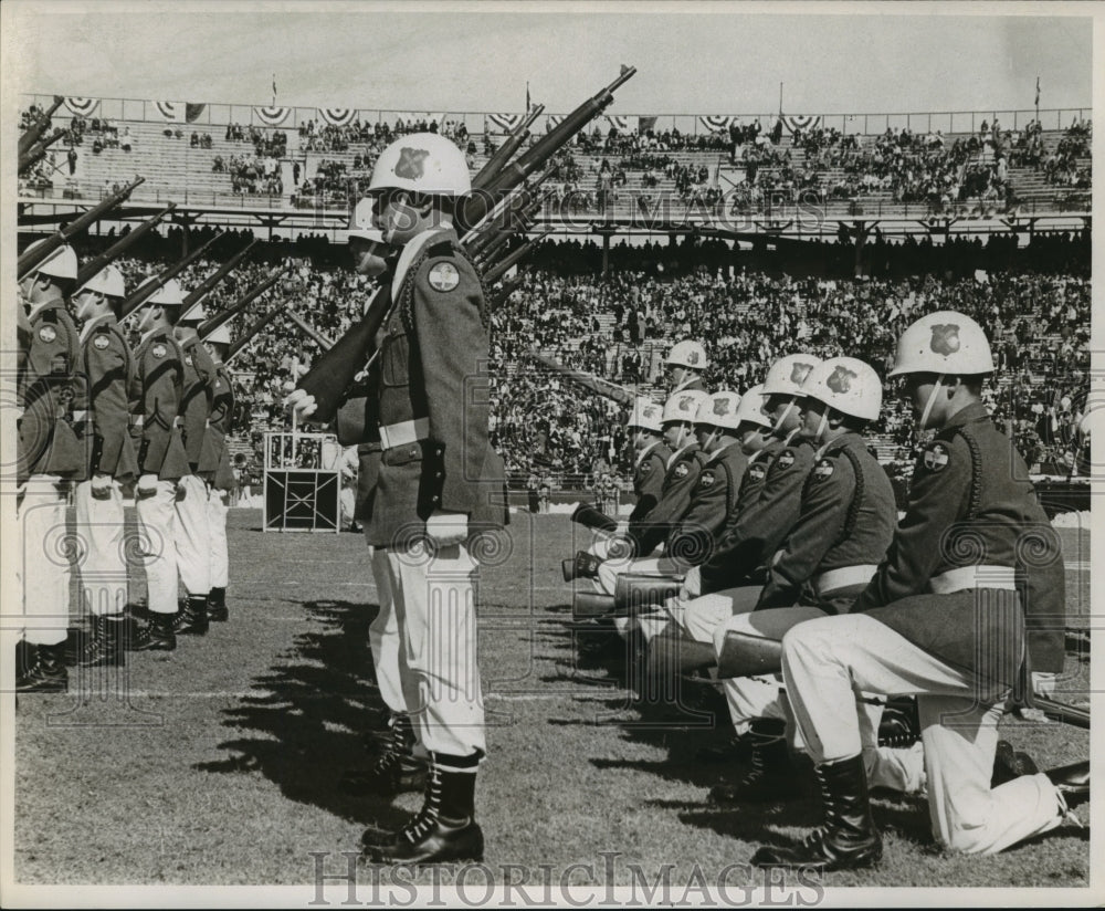 1964 Sugar Bowl- Drill Team entertains at halftime. - Historic Images