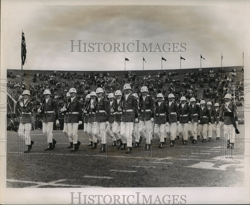 1963 Sugar Bowl Swanee Drill Team at half time - Historic Images