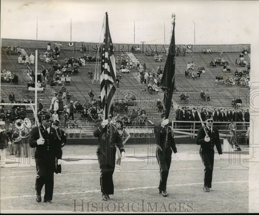 1962 Sugar Bowl- American Legion Band performs at halftime. - Historic Images