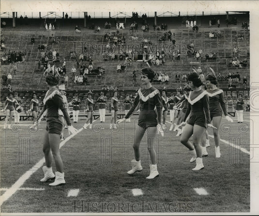 1962 Sugar Bowl- East Jefferson High School Drill Unit. - Historic Images