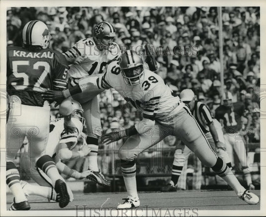 New Orleans Saints- Field Action Saints vs Bills - Historic Images