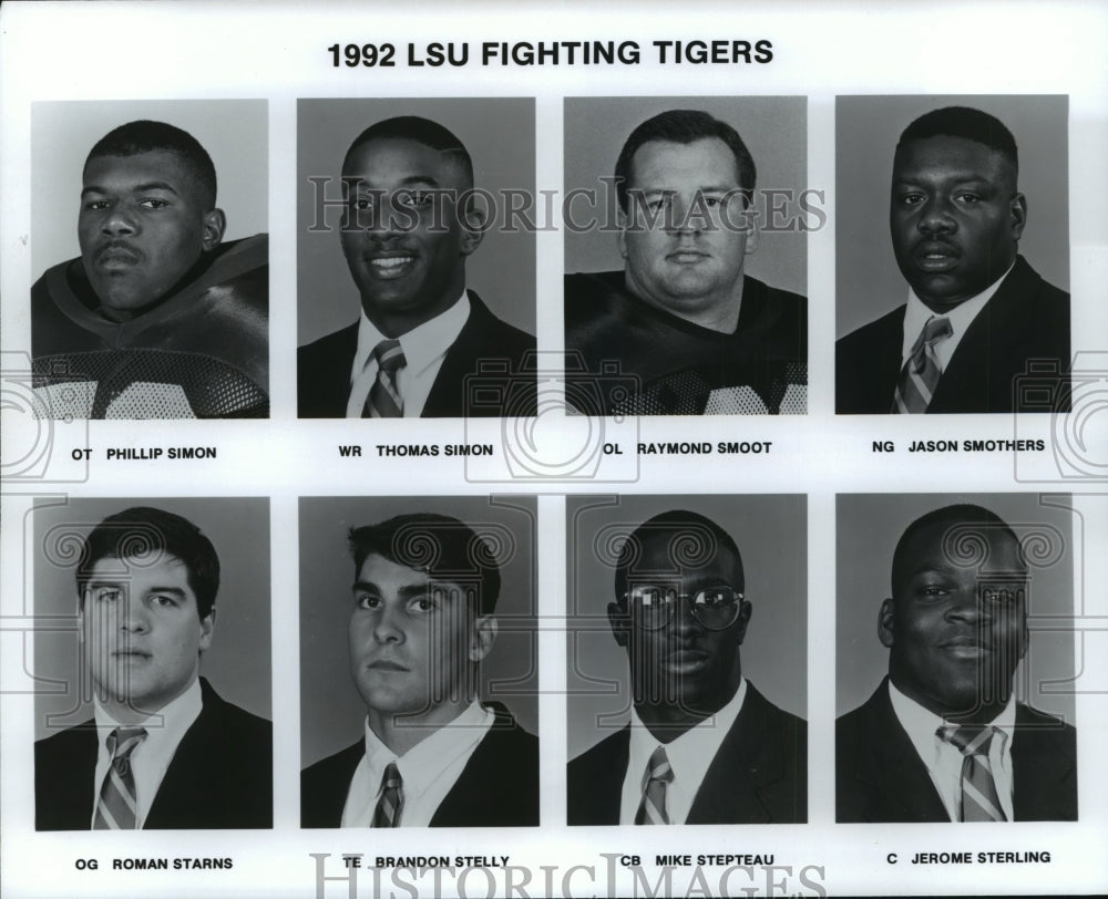 1992 College Football- 1992 LSU Fighting Tigers Football Team. - Historic Images