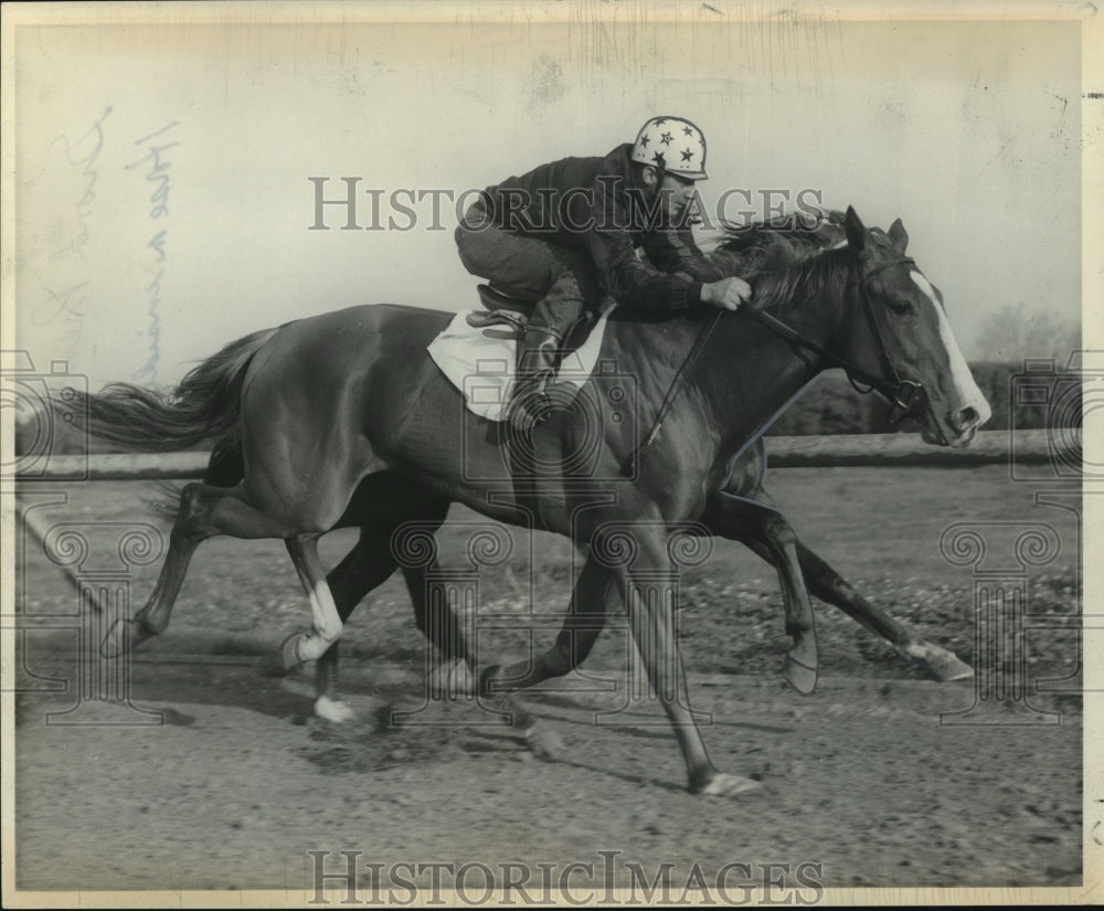 Horse Racing- Grand Premier with John Weckmanef up. - Historic Images