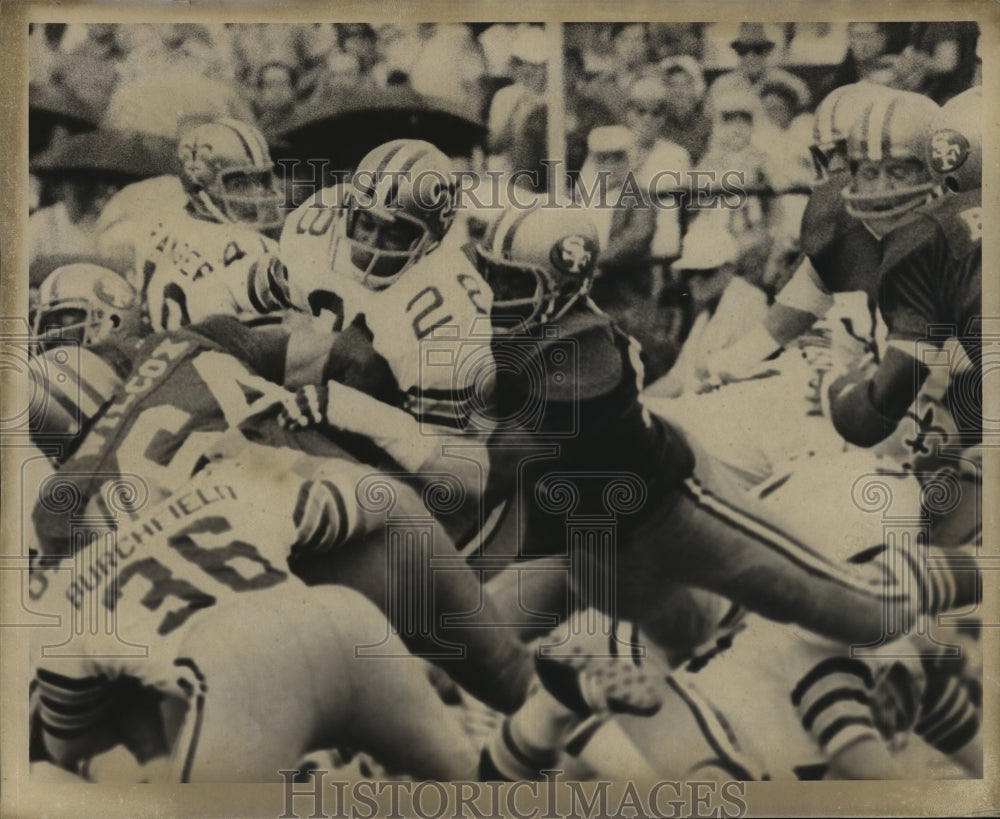 1971 New Orleans Saints- Saints action shot. - Historic Images