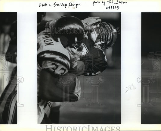 New Orleans Saints - Saints and San Diego Chargers Action - Historic Images