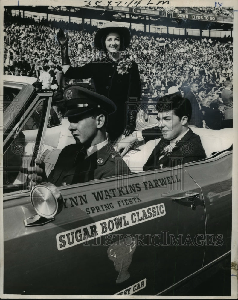1965 Sugar Bowl- Lynn Watkins Farwell Spring Fiesta Queen. - Historic Images