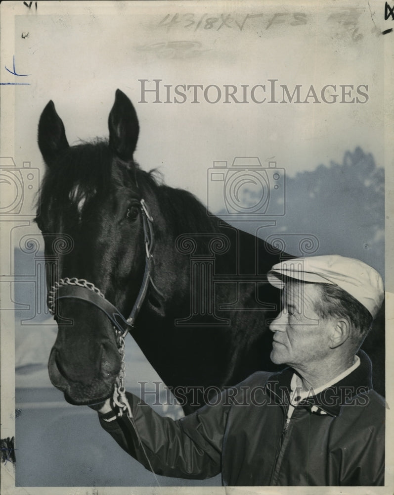 1979 Horse Racing - Lemon Twist with Trainer Pete Keiser - Historic Images