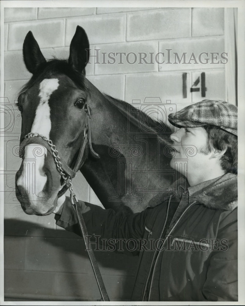 1978 Horse Racing- Famed Princess with Tom Luneen Asst. Trainer. - Historic Images