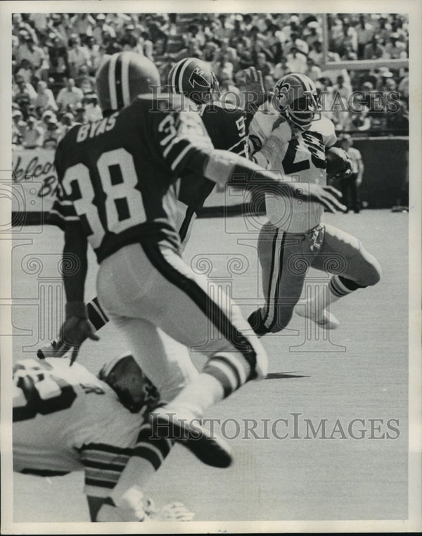 1974 New Orleans Saints- Saints Alvin Maxson has the ball. - Historic ...