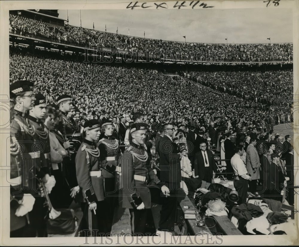 1963 Sugar Bowl- Part of huge throng of 82,900 persons at game. - Historic Images