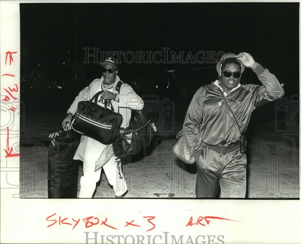 1985 Press Photo Sugar Bowl - Miami Hurricanes Players, University of Miami- Historic Images