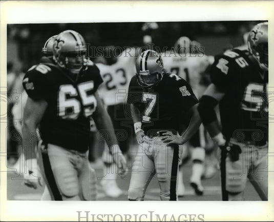 1989 Press Photo Number 7, New Orleans Saints' Morten Anderson. - nos01843 - Historic Images