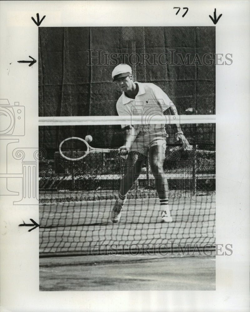 1977 Press Photo Tennis Champion Tom Abercrombie - nos02322 - Historic Images