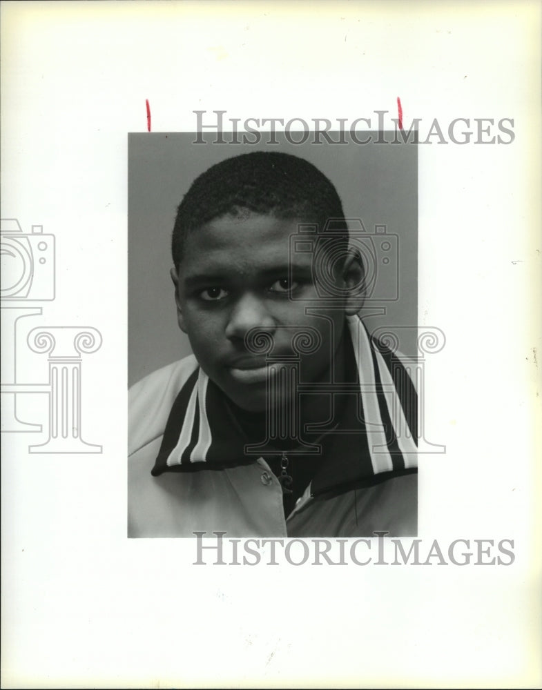 1989 Press Photo Rayshard Allen, Ehret High School Basketball Player - nos02393 - Historic Images