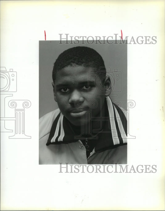 1989 Press Photo Rayshard Allen, Ehret High School Basketball Player - nos02393 - Historic Images