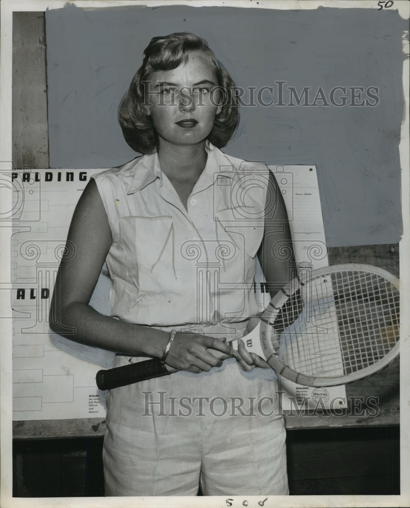 Press Photo Betty Ashbury, Women&#39;s Tennis Singles Champ - nos02452 - Historic Images