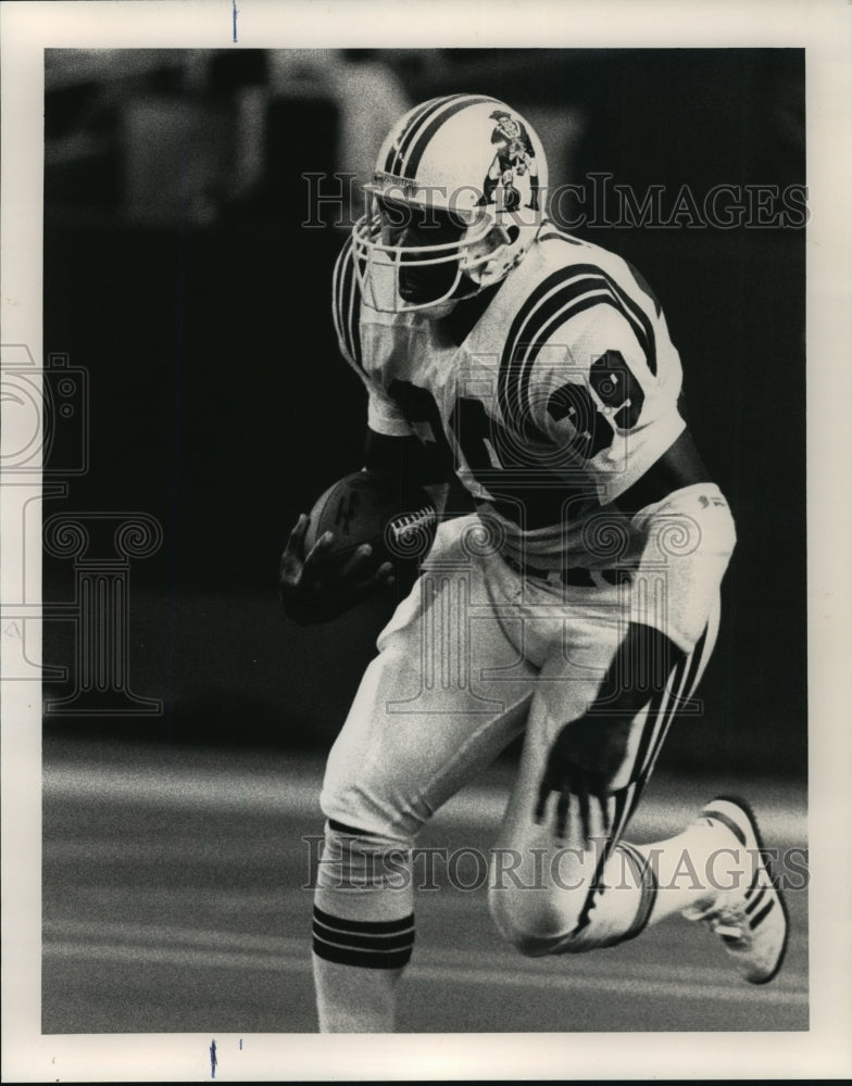 1988 Press Photo Marvin Allen, New England Patriots Football Running Back- Historic Images