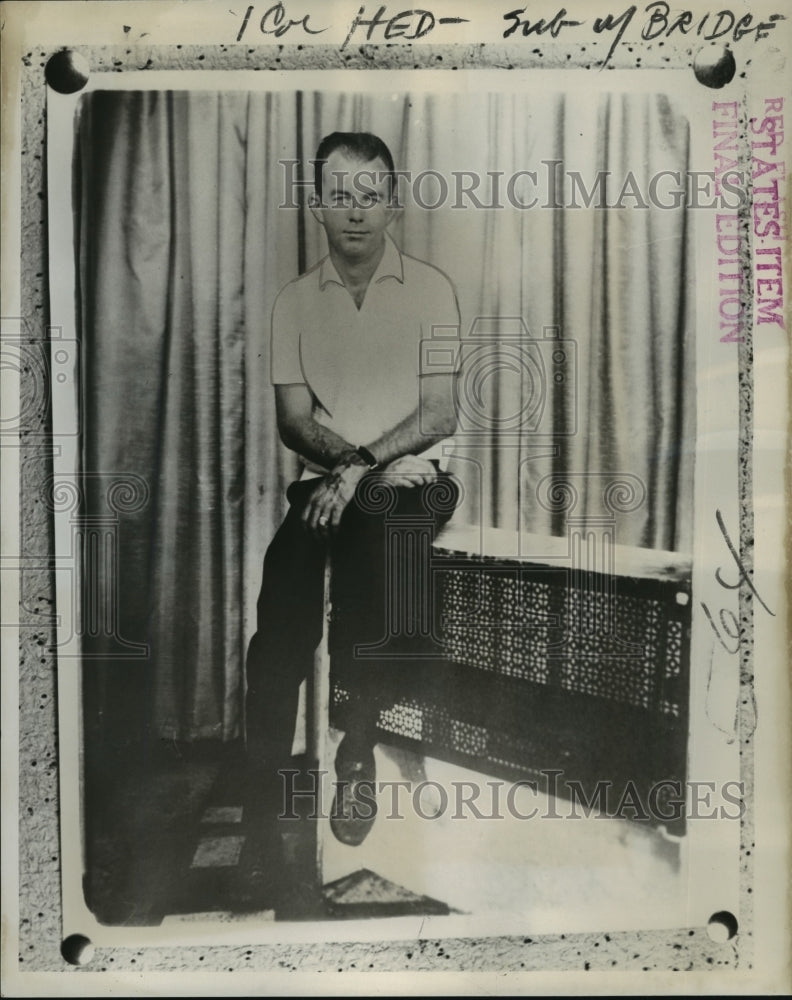 1967 Press Photo John C. Armond, Criminal and Suicide Victim - nos02652- Historic Images