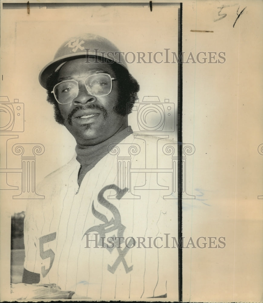 1973 Press Photo Dick Allen, Sox Baseball Player - nos02855 - Historic Images