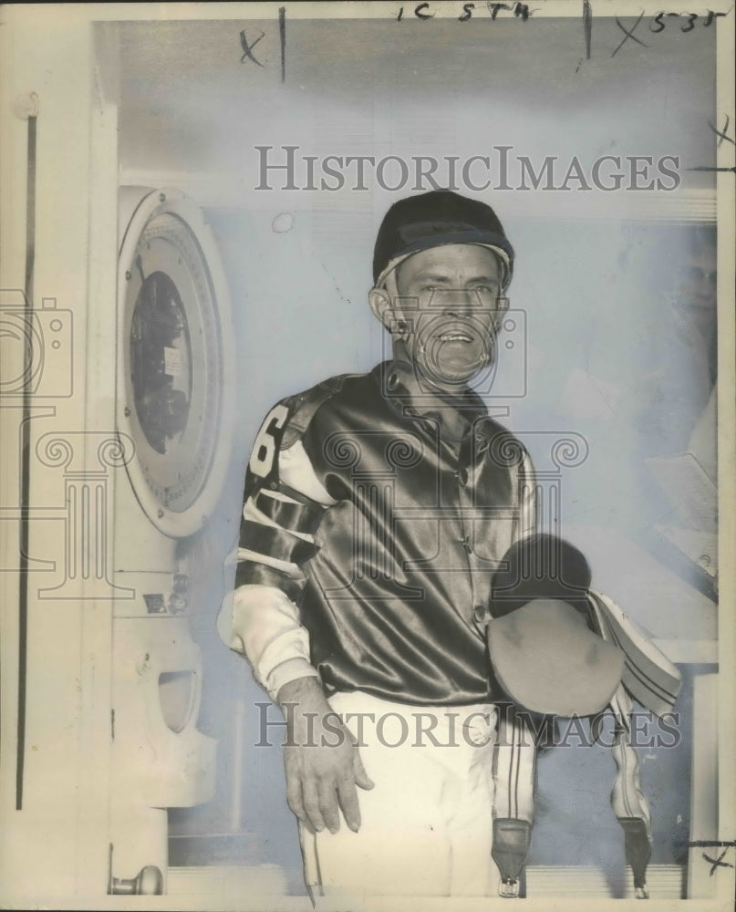 Press Photo Horse Racing - Jockey R.L. Baird of Huntsville, Texas - Historic Images