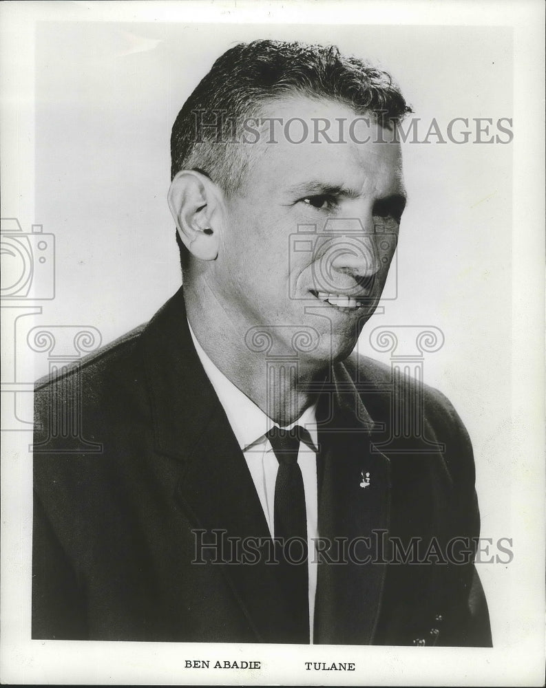 1967 Press Photo Ben Abadie, Tulane University Baseball Coach - nos03633 - Historic Images