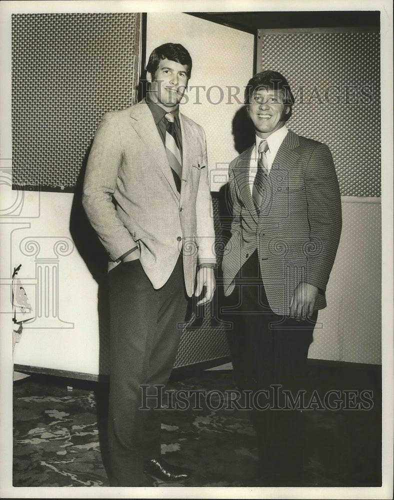 1971 Press Photo Jake Kupp and Danny Abramowski - nos03663 - Historic Images