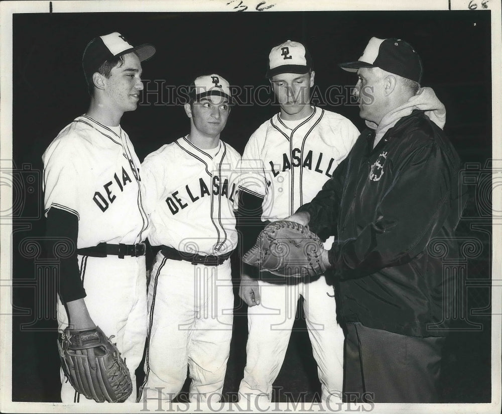 1970 Press Photo Tony Beaulieu, De La Salle Cavaliers Baseball Pitcher - Historic Images