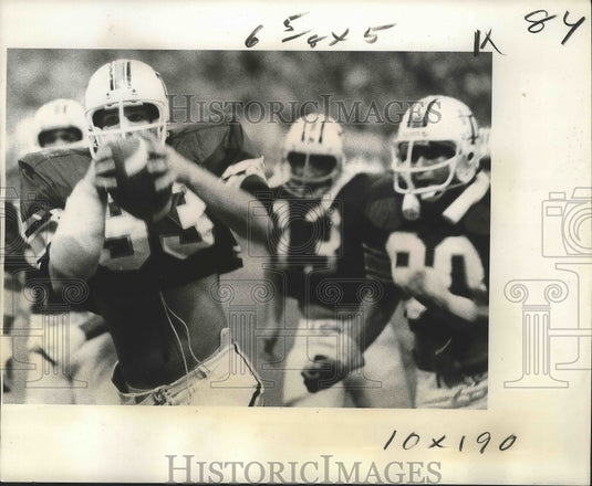 1977 Press Photo Mark Benedetto, Tulane Football Player at Superdome Game - Historic Images
