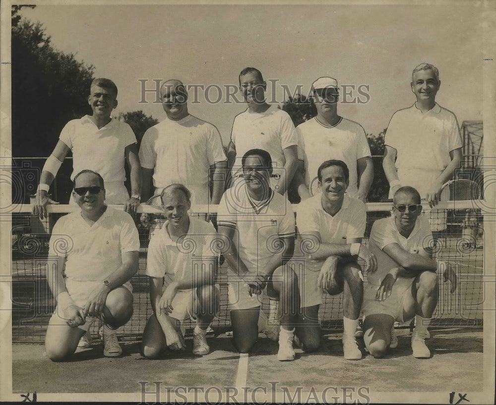 1968 Press Photo Audubon Park Tennis Club won Metro Tennis League championship - Historic Images