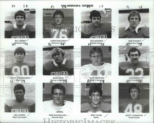 1965 Press Photo Football Tackle and Line Backer Team - nos03945- Historic Images