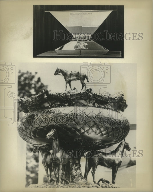 1968 Press Photo Sculpture at Belmont Park Race Track - nos04587 - Historic Images