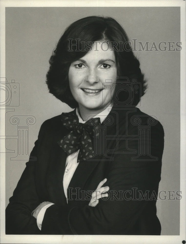 1980 Press Photo CBS News Correspondent Betty Ann Bowser - nos04674- Historic Images