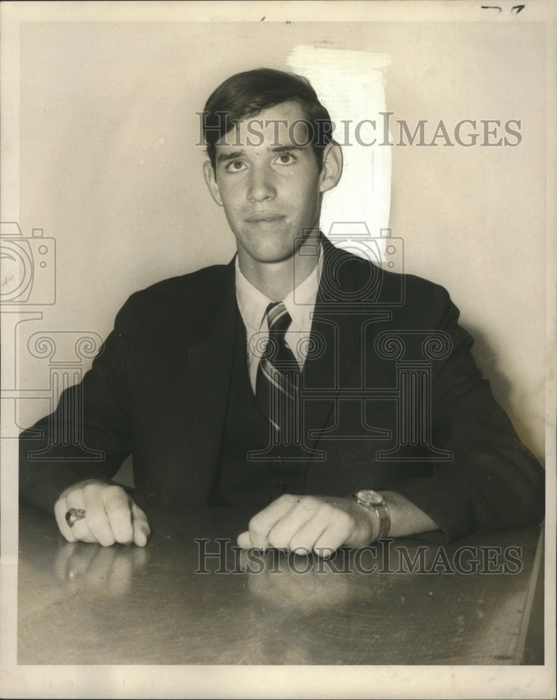 1969 Eddie Bernard, McDonogh High School Baseball Pitcher - Historic Images