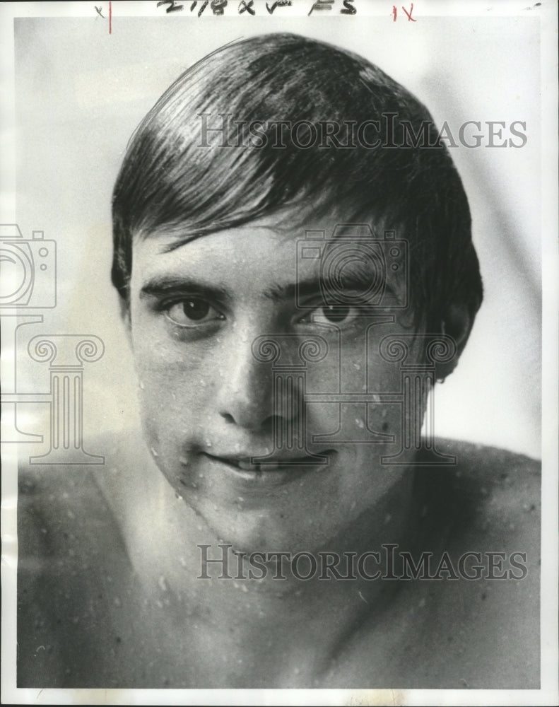 1976 Press Photo Bill Bower, United States Olympic Swimmer - nos04902- Historic Images
