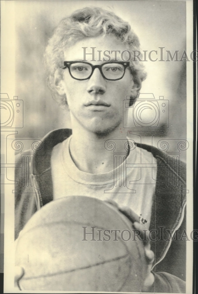 1975 Press Photo Basketball - Ohio University&#39;s Mike Borden - nos05044 - Historic Images