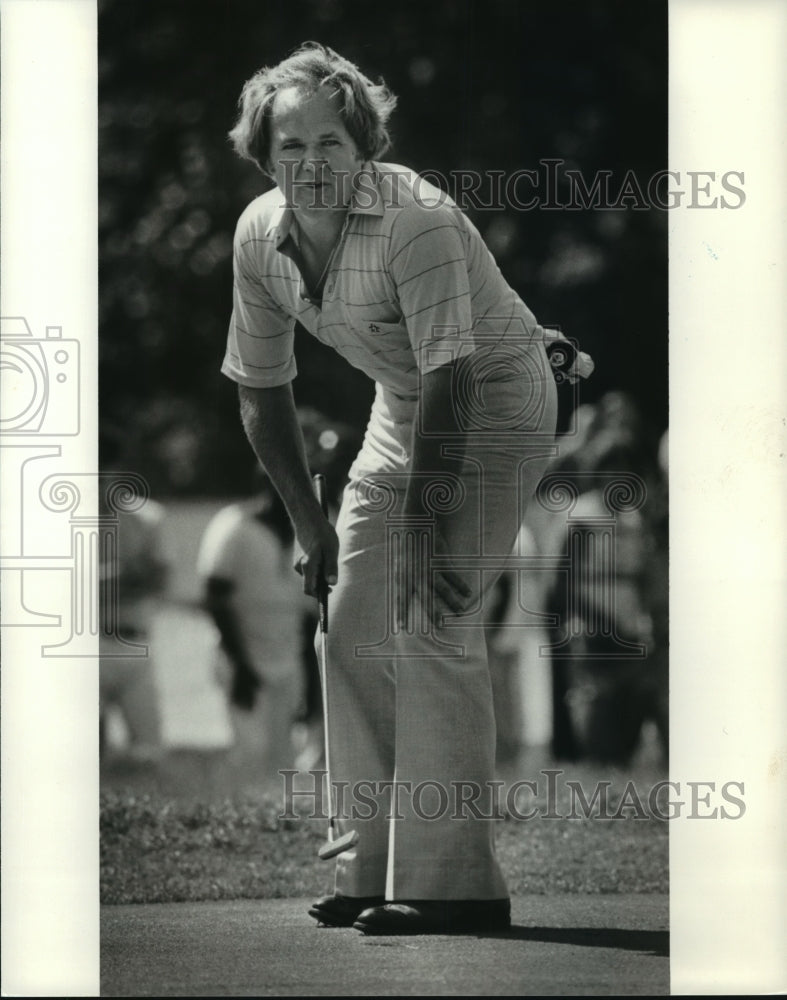 1979 Press Photo Golfer Frank Conner on the Ninth Green - nos05823- Historic Images