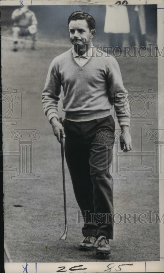 1965 Press Photo Australian Golfer Bruce Crampton at Indianapolis Speedway Open- Historic Images