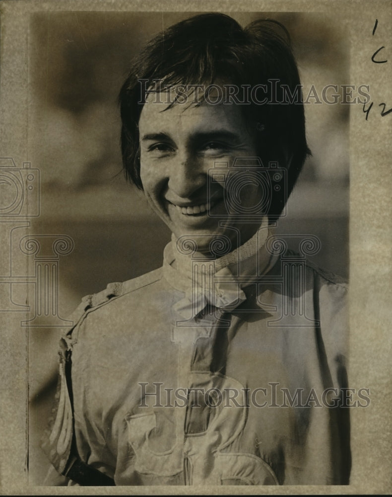 1974 Press Photo Jockey Marco Cataneda at Louisiana Derby - nos06009- Historic Images