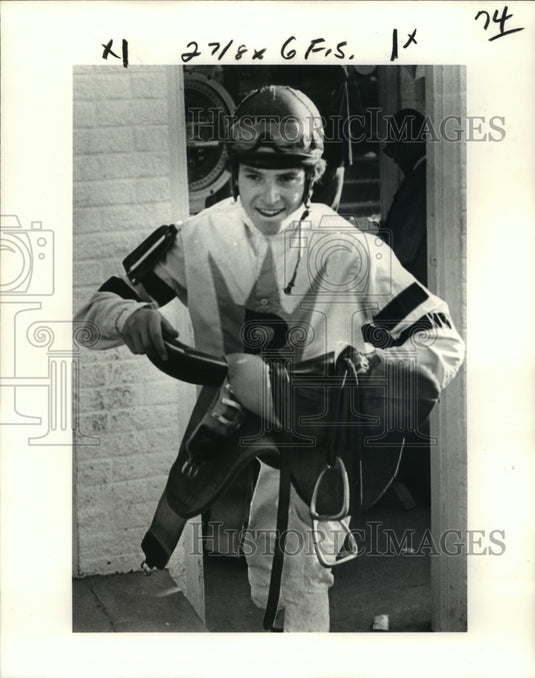 1980 Press Photo Horse Racing Steve Cauthen, Jockey - nos06095- Historic Images